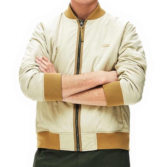 lacoste men's reversible jacket
